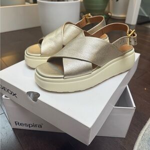 Geox Women's Metallic Sandals